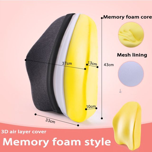 Memory Foam-sitkussing en ortopediese kussing