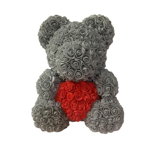 Rose Bear Heart Artificial Flower