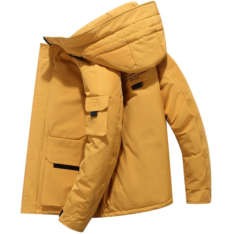 Winter Down Windbreaker Thick Warm Outwear  Parkas Jacket