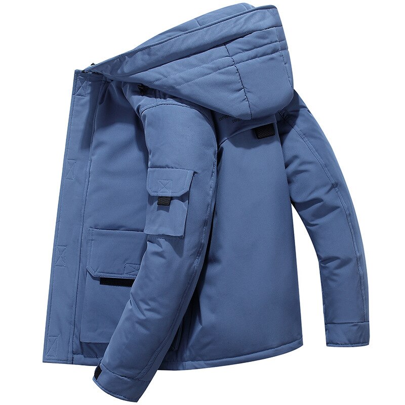 Winter Down Windbreaker Thick Warm Outwear  Parkas Jacket