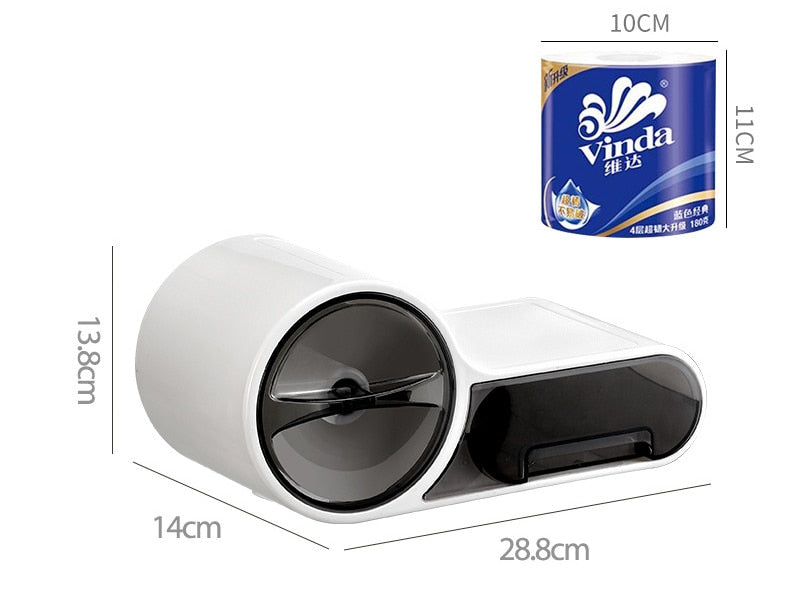 Wall Mounted Bathroom Toilet Paper Holder Paper Tissue Box