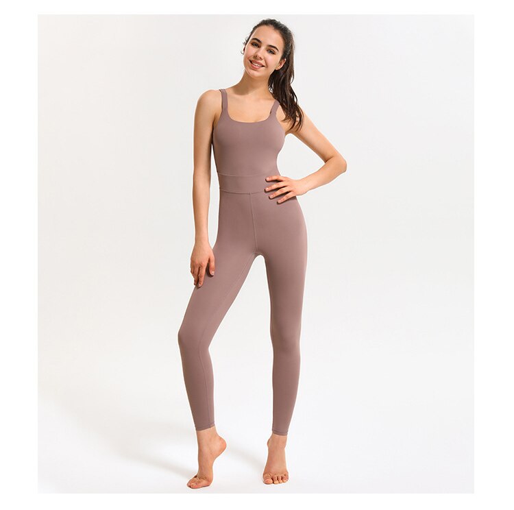 Joga Fitness Jumpsuits Vroue Sweet-wicking Training Dancer One Piece Bodysuits