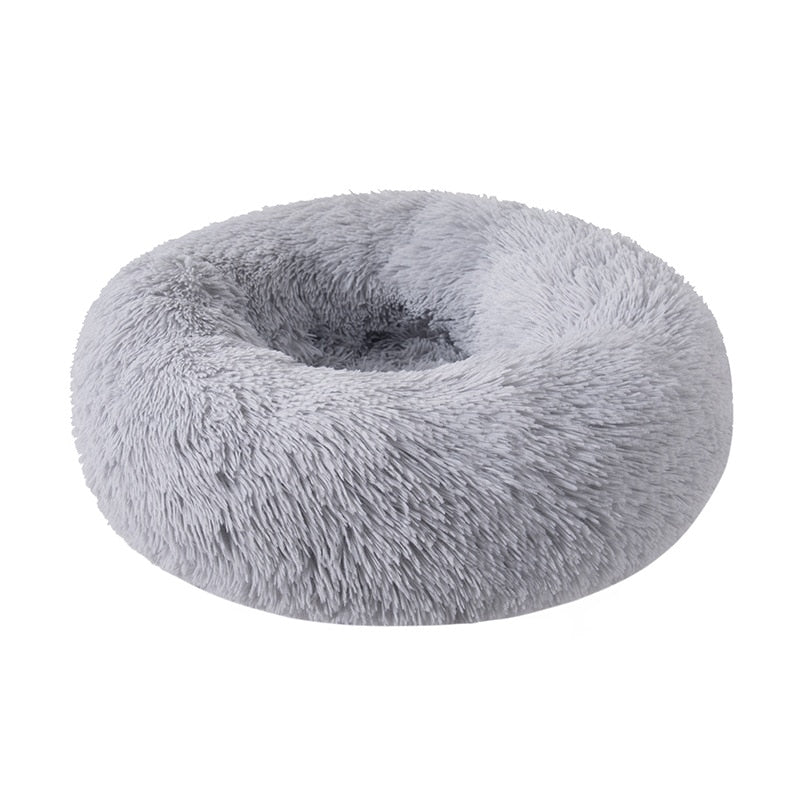 Super Soft Cat & Dog Bed Comfortable Donut Round