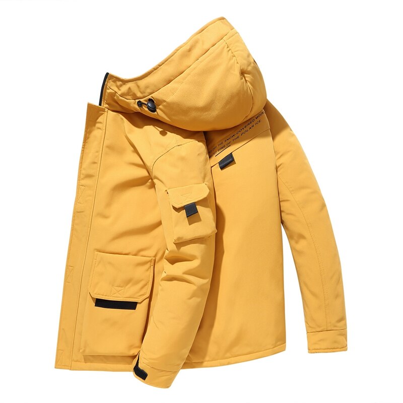 Winter Down Windbreaker Thick Warm Outwear  Parkas Jacket