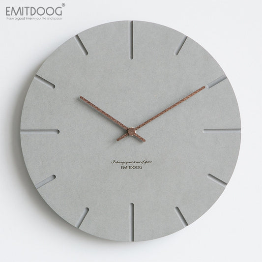 modern simple Nordic clock wall clock living room creative clock home ultra-quiet bedroom wall clock