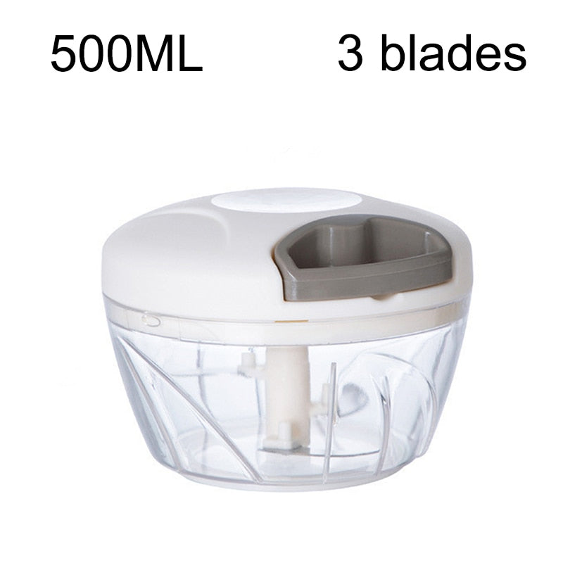 500/900ML Manual  Mincer Garlic Chopper