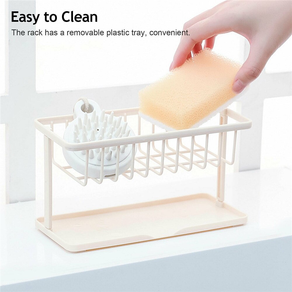 Sink Drain Rack Soap Sponge Toilet Holder Storage Organizer Bathroom Accessories Kitchen Gadget Sets Convenience Utensils Shelf