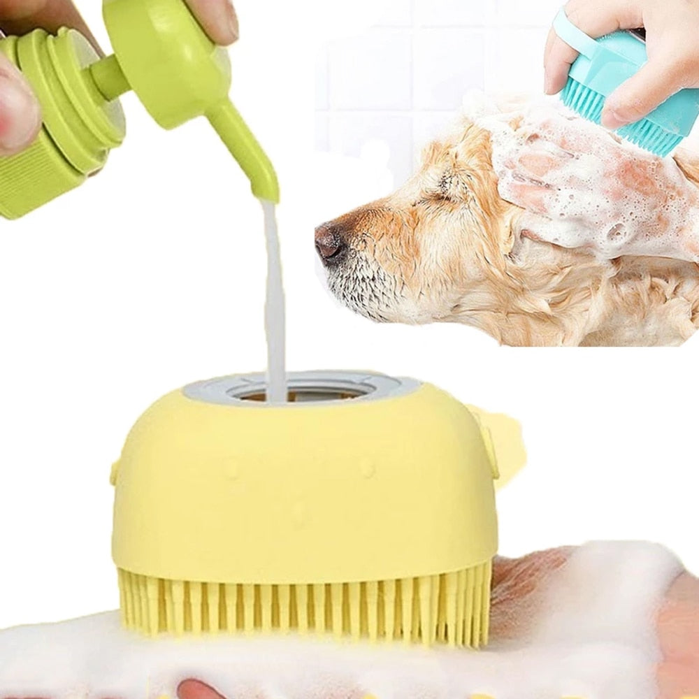 Bathroom Dog Bath Brush Massage