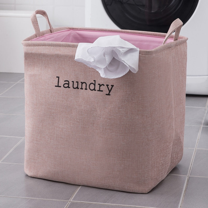 Portable Felt Handy Dirty Clothes Storage Basket Bathroom Laundry Basket Environment Living Room Kids Toy Clothes Baskets