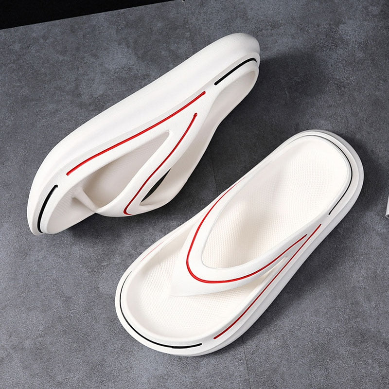 Memory Foam Pillow Slides Orthopedic Clip Toe Arch Support Beach Sandals For Men