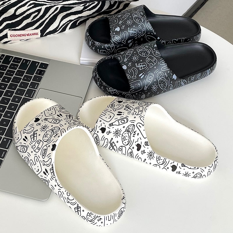 Printed Beach Sandals Anti Slip