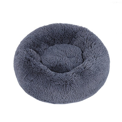 Super Soft Cat & Dog Bed Comfortable Donut Round