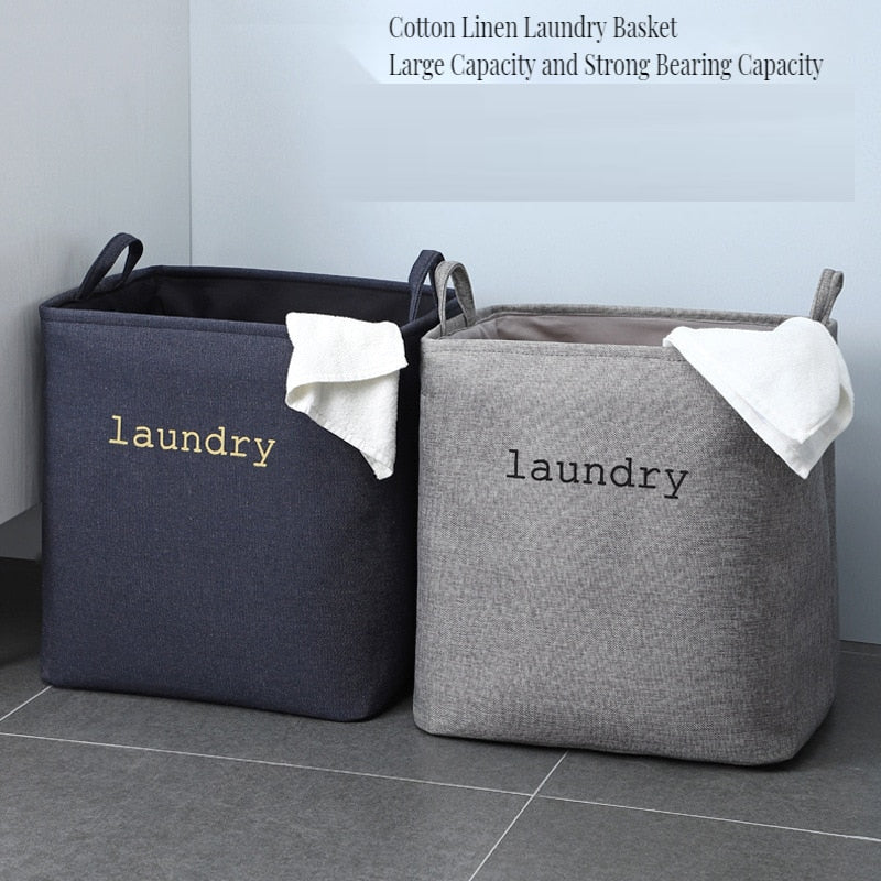 Portable Felt Handy Dirty Clothes Storage Basket Bathroom Laundry Basket Environment Living Room Kids Toy Clothes Baskets