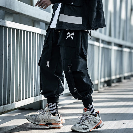 Mans Jogger Pant Hip Hop Streetwear Hoë kwaliteit Mans Broek Techwear Cargo Broeke