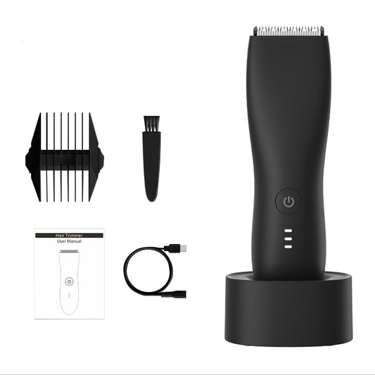 Liggaamsnyer vir mans Herlaaibare balle Velveilig Waterdigte Elektriese Manscaping Trimmer Professionele haarknipper