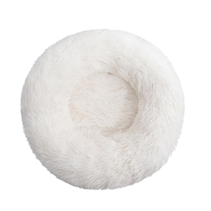 Super Soft Cat & Dog Bed Comfortable Donut Round