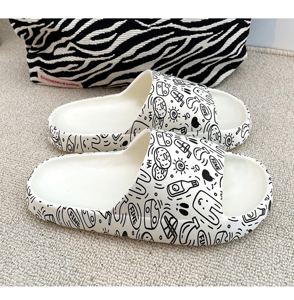 Printed Beach Sandals Anti Slip