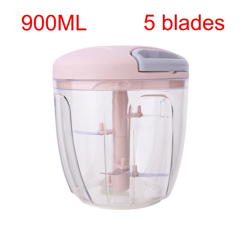 500/900ML Manual  Mincer Garlic Chopper