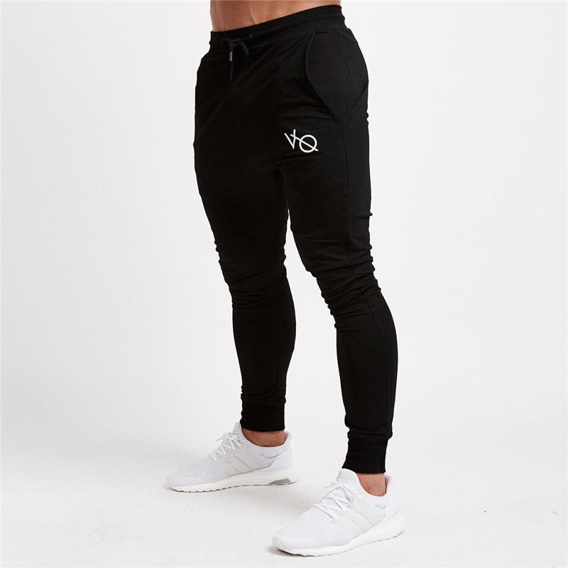 Men Cotton Pullover Hoodie Sweatpants Two Piece Jogger Gym Running Training Sportswear Men Clothing