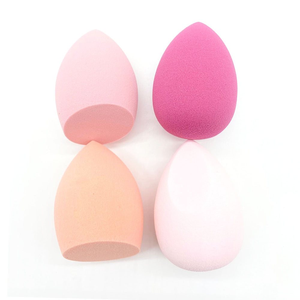 4pcs Makeup Sponge Powder Puff Dry and Wet Combined Beauty Cosmetic Ball