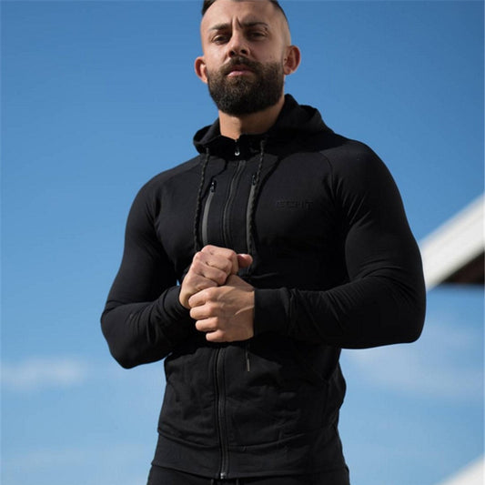 Mans Hoodies Gimnasium Sport Hardloop Opleiding Fiksheid liggaamsbou Sweatshirt Buitelug Sportdrag