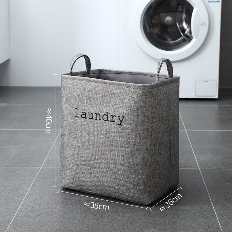 Portable Felt Handy Dirty Clothes Storage Basket Bathroom Laundry Basket Environment Living Room Kids Toy Clothes Baskets