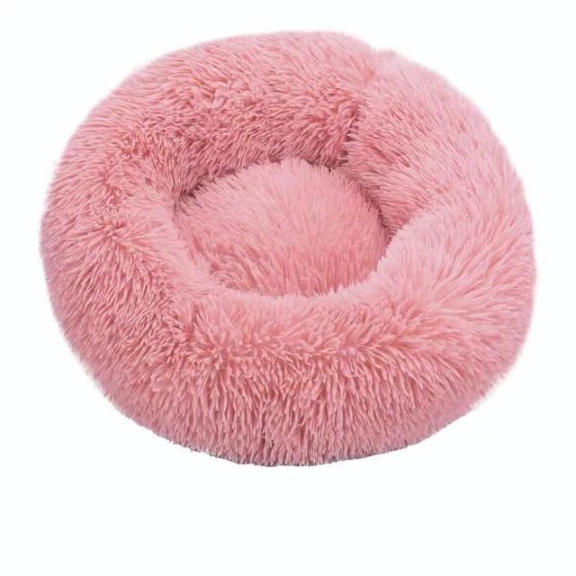 Super Soft Cat & Dog Bed Comfortable Donut Round