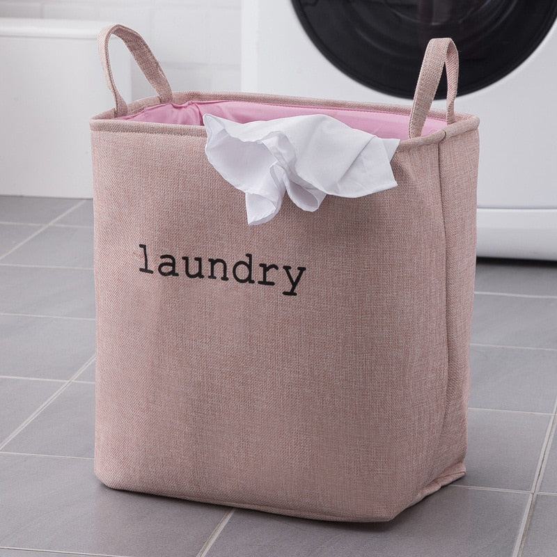 Portable Felt Handy Dirty Clothes Storage Basket Bathroom Laundry Basket Environment Living Room Kids Toy Clothes Baskets