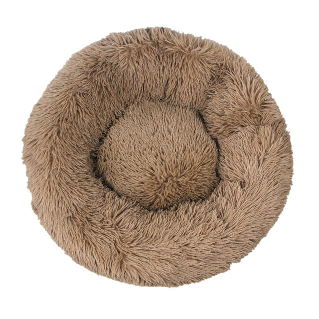 Super Soft Cat & Dog Bed Comfortable Donut Round