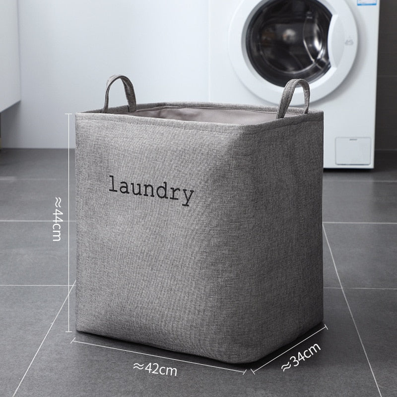 Portable Felt Handy Dirty Clothes Storage Basket Bathroom Laundry Basket Environment Living Room Kids Toy Clothes Baskets