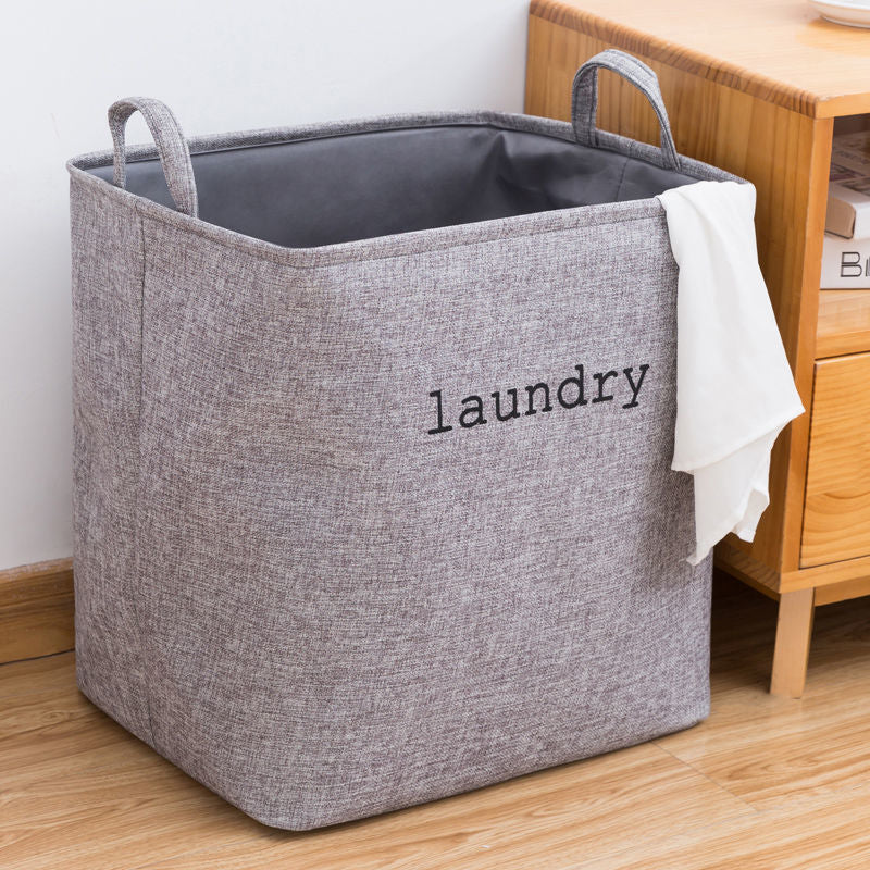 Portable Felt Handy Dirty Clothes Storage Basket Bathroom Laundry Basket Environment Living Room Kids Toy Clothes Baskets