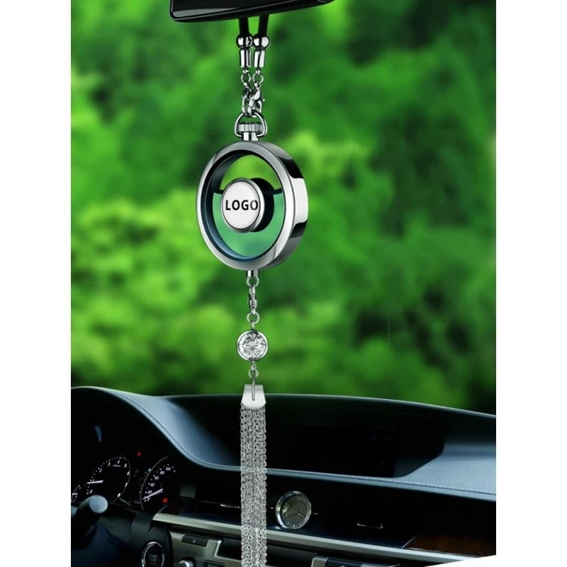 Car perfume pendant Aromatherapy car Rearview mirror pendant Automotive interior accessories perfume bottle purified air in car