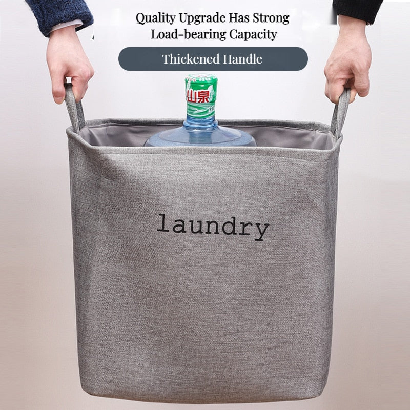 Portable Felt Handy Dirty Clothes Storage Basket Bathroom Laundry Basket Environment Living Room Kids Toy Clothes Baskets