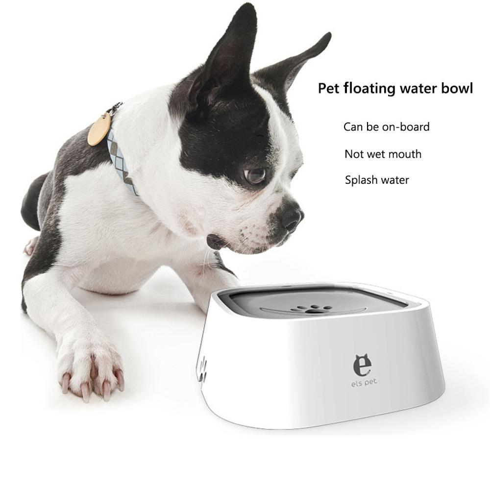 Honde drinkwaterbak 1.5L drywende nie-natmakende mond katbak sonder mors Drinkwater dispenser ABS plastiek hondebak